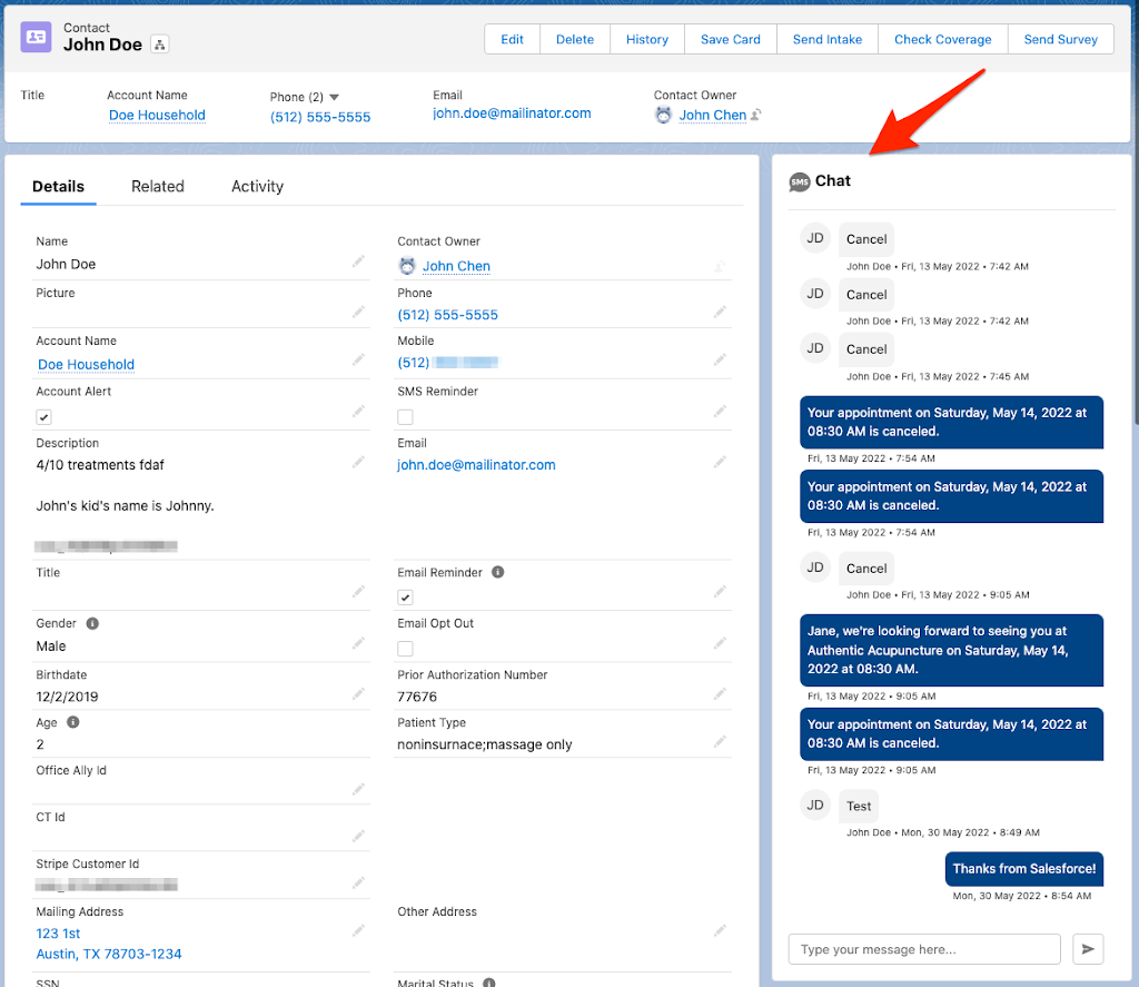 What's New: SMS Chat & Treatment Plans